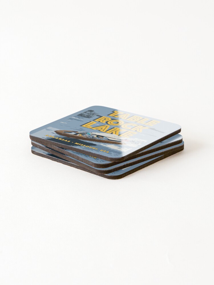 Thumbnail 4 of 5, Coasters (Set of 4), Table Rock Lake, Arkansas, Missouri designed and sold by sreimer.