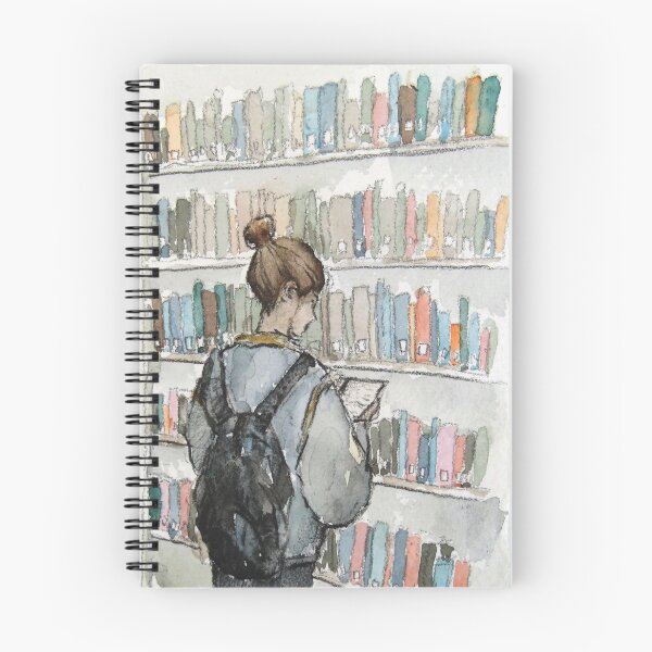Item preview, Student in university library designed and sold by Kuhtina.