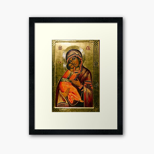 Our Lady of Vladimir Icon /Copy/ Framed Art Print