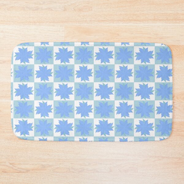 Item preview, Abstract flower blue white green designed and sold by Abstractlara.