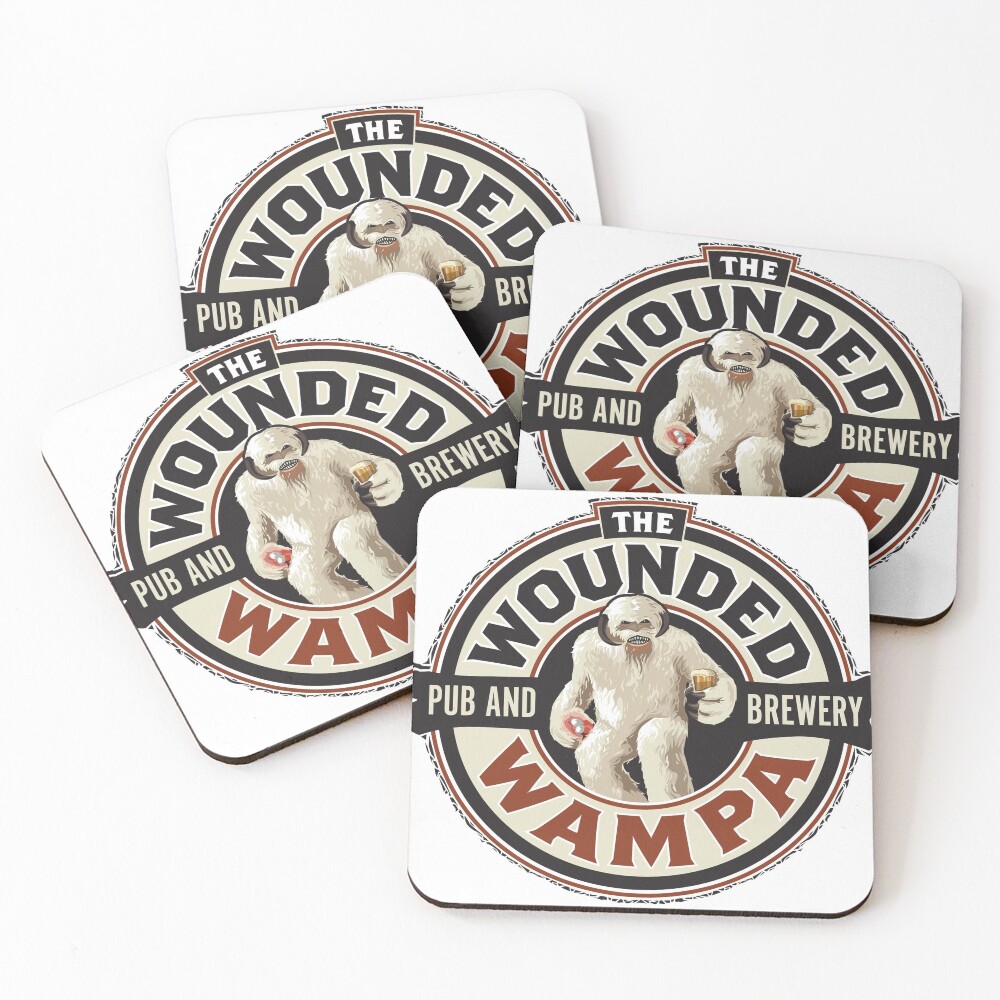 The Wounded Wampa Coasters (Set of 4)