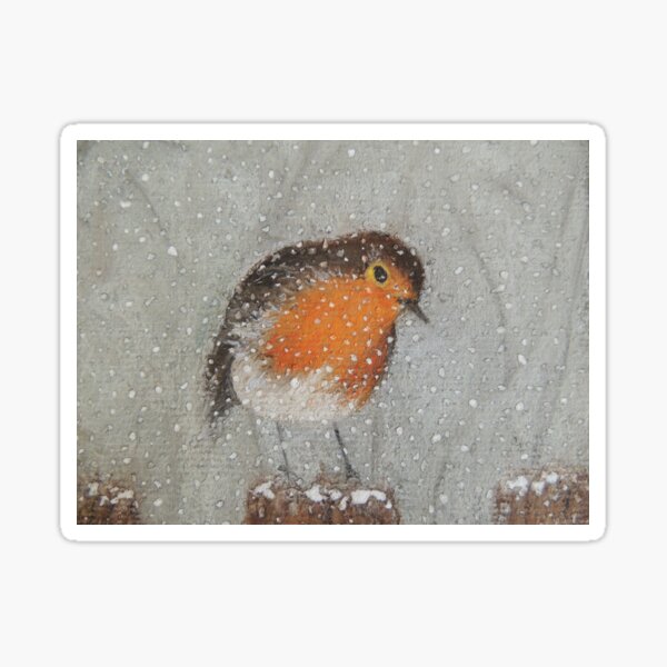 I Love Snow Sticker
