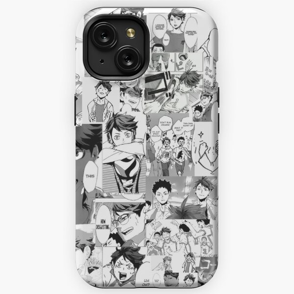 Giorno Haikyuu Wiki Manga Case for iPhone Silicone Cubre Anime