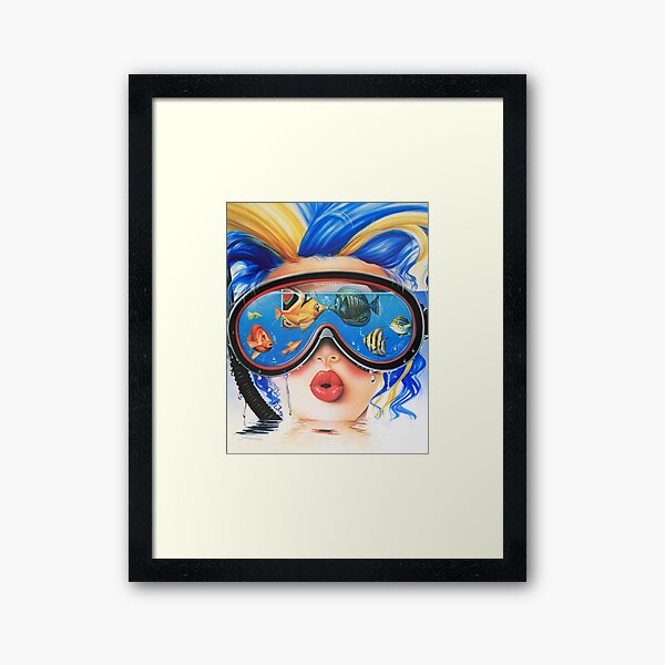 Item preview, Retro 80s Tempered Summer Vibes Airbrush designed and sold by Retro80sArt.