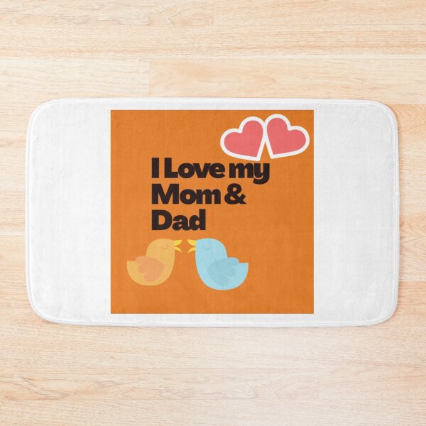 Item preview, Mom and Dad,Love my mom and Dad designed and sold by Sensihoriverse.