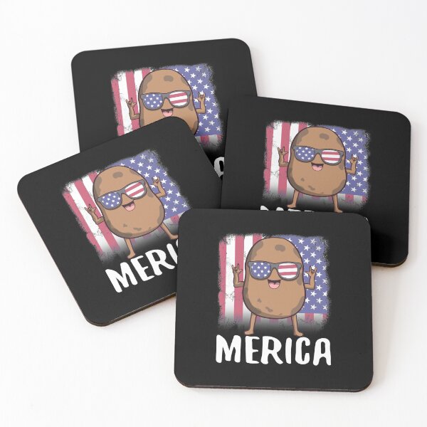 Item preview, Merica Cute Potato USA American Flag designed and sold by fatamyfan1.