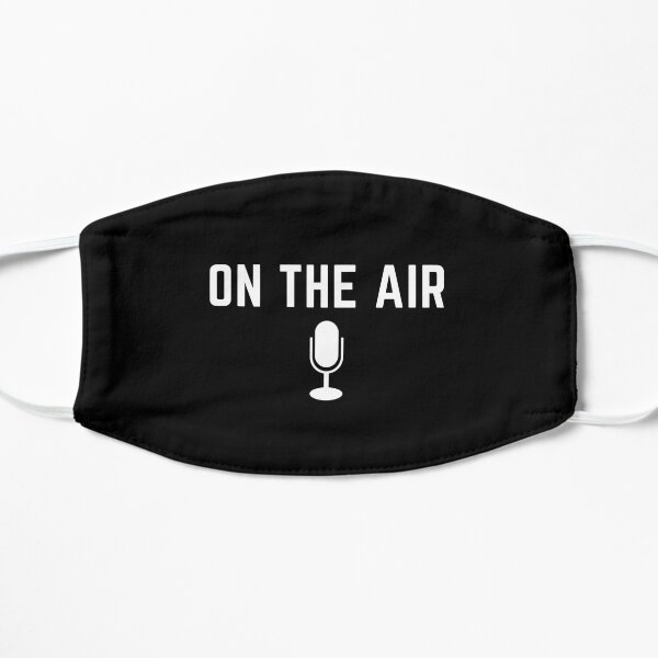 On the Air Radio Microphone Flat Mask