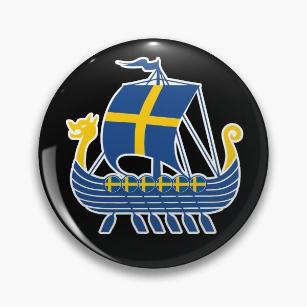 Item preview, Sweden Viking Ship Gift Valhalla Swedish Viking designed and sold by DSWShirts.