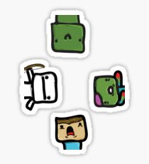 minecraft stickers redbubble