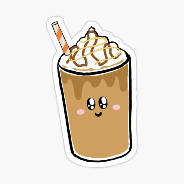 Starbucks Coffee Frappe Cat Kitty Starbies Cold Brew Frappuccino Stickers  134