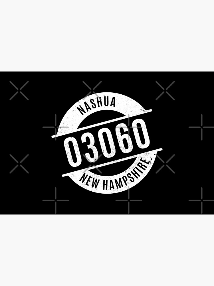 "Nashua New Hampshire 03060 Zip Code" Poster by creativecurly Redbubble