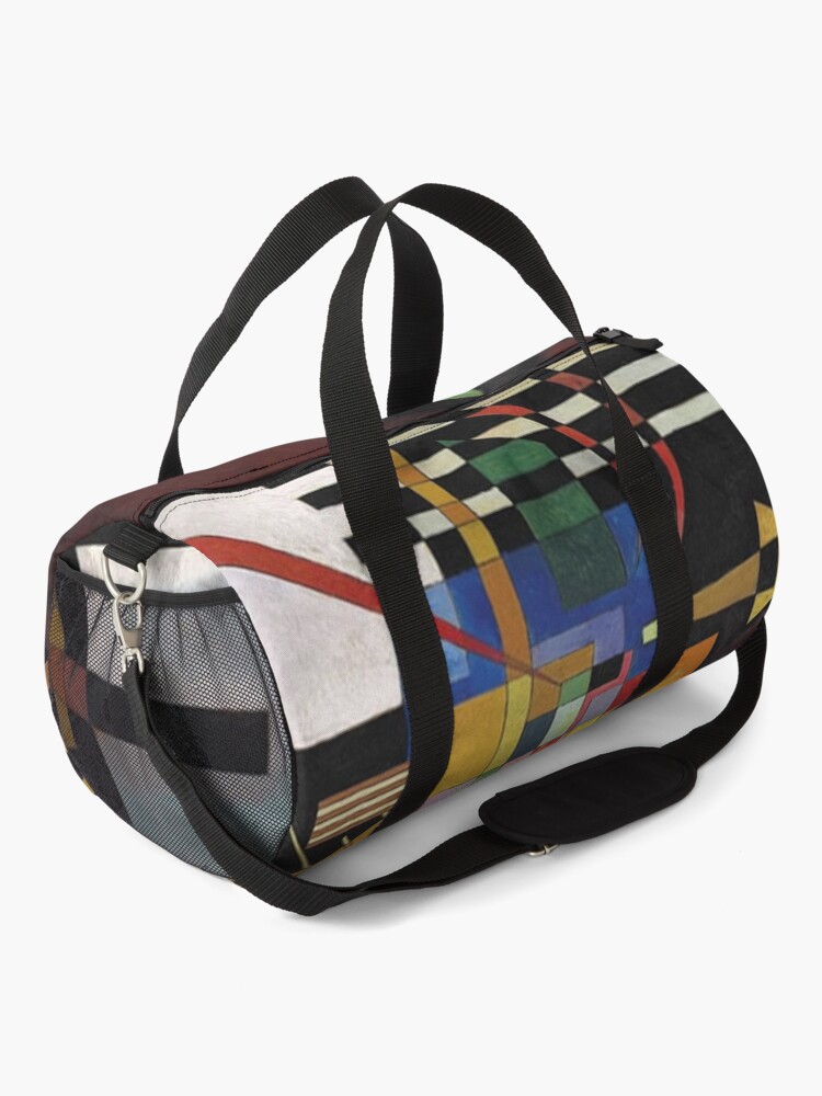 Alternate view of Kandinsky - Above and Left, popular abstract artwork Duffle Bag