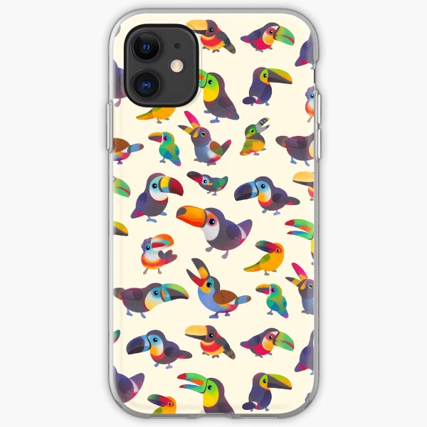 Toucan - pastel iPhone Soft Case