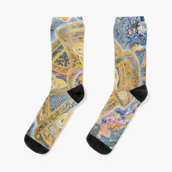 celtic cross - triskele Socks