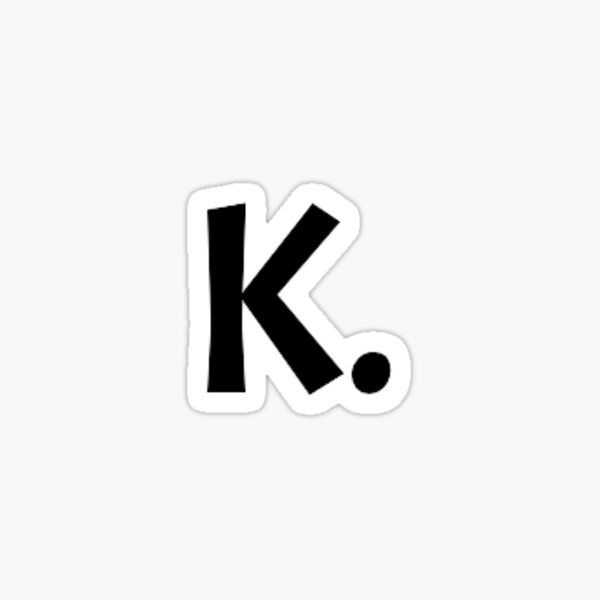 Artikel-Vorschau von K. K., designt und verkauft von stickerssbysyd.