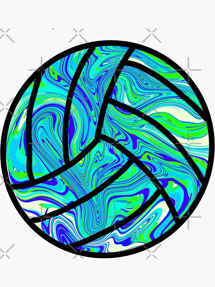 Printable Volleyball Stickers