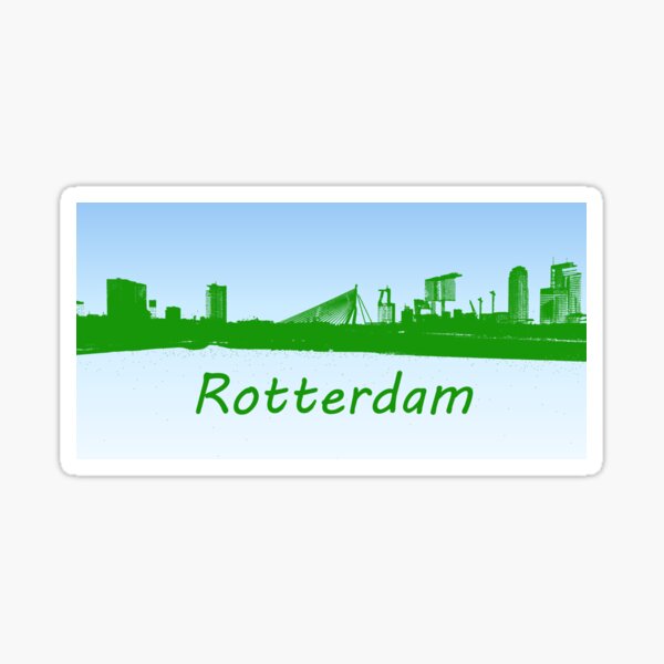 Rotterdam in the Point Cloud Sticker
