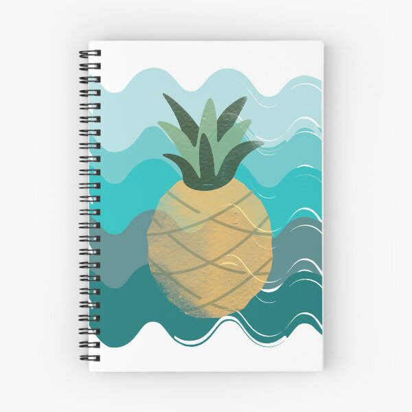 Item preview, Watercolor Retro Pineapple designed and sold by natsukojewelry.