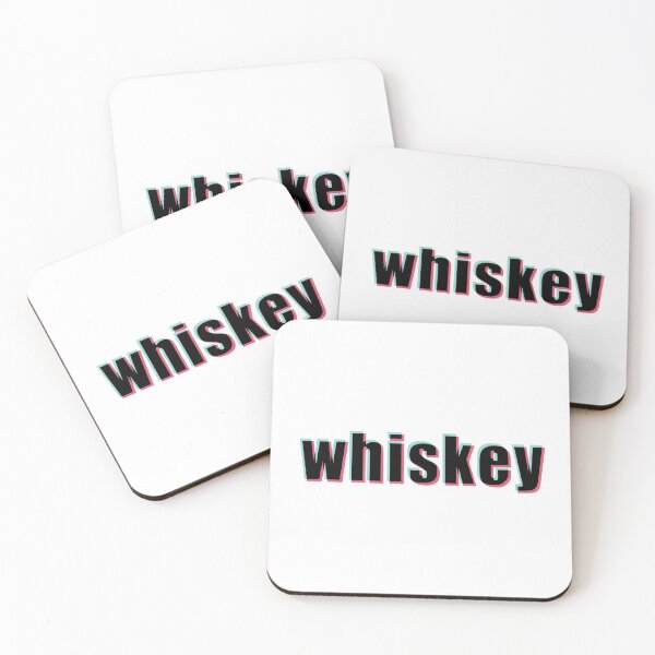Item preview, Whiskey Word in TikTok Colors designed and sold by AlanPhotoArt.
