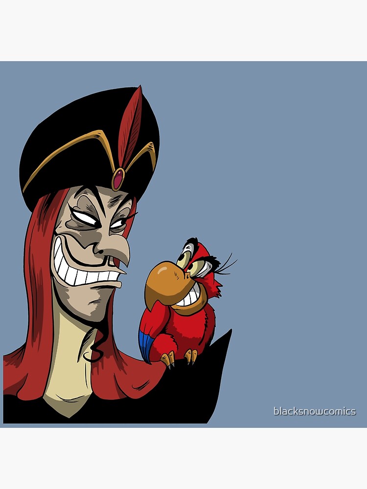 Jafar & Iago (Aladdin)  Evil disney, Disney art, Disney movie club