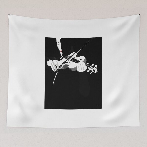 Item preview, Violin Player designed and sold by MAS Graphic Design.