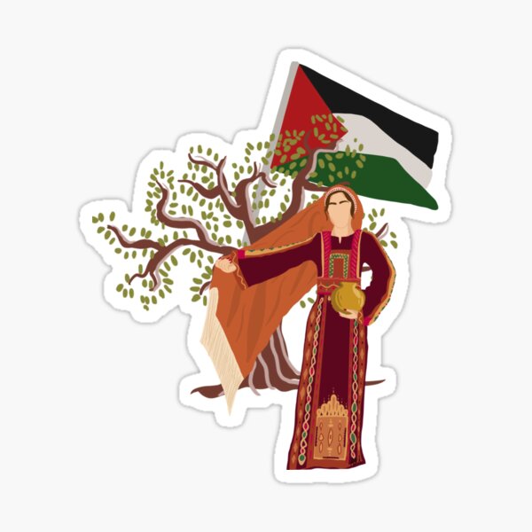 Free Palestine-Flag of Palestine and palestine sticker pack