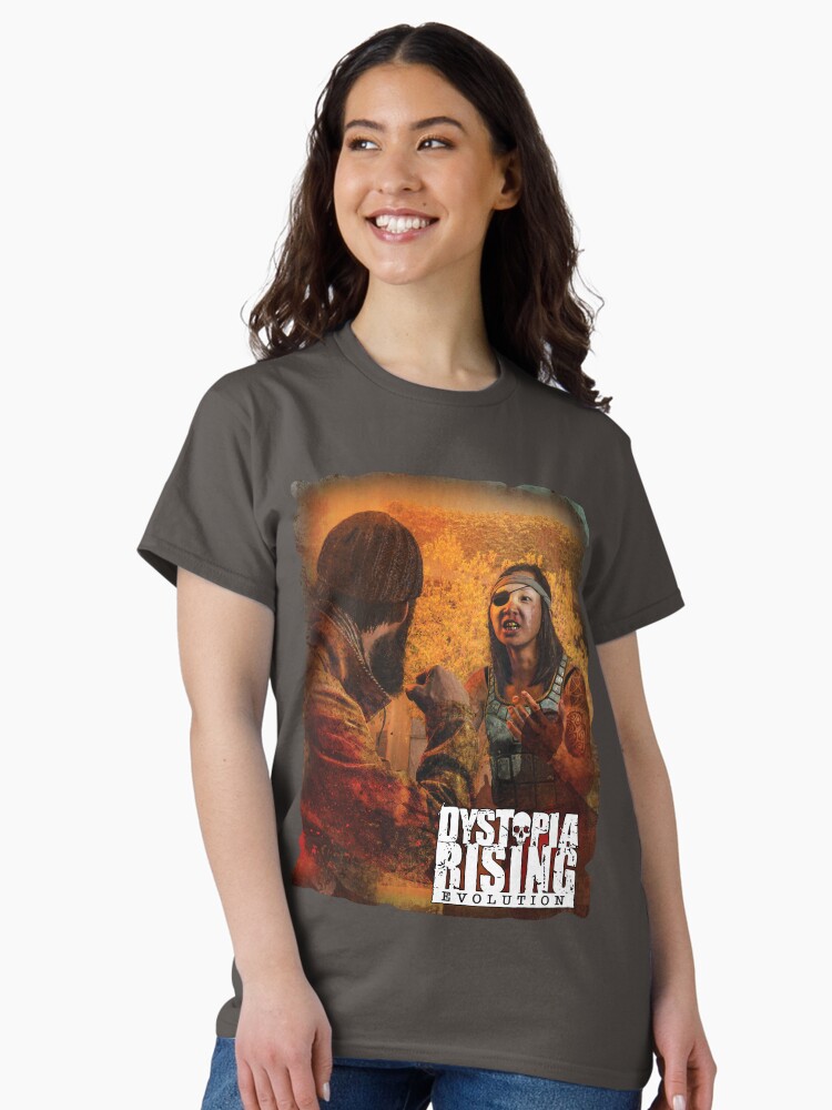 Thumbnail 2 of 7, Classic T-Shirt, Dystopia Rising Art: Your Brothers and Sisters designed and sold by TheOnyxPath.