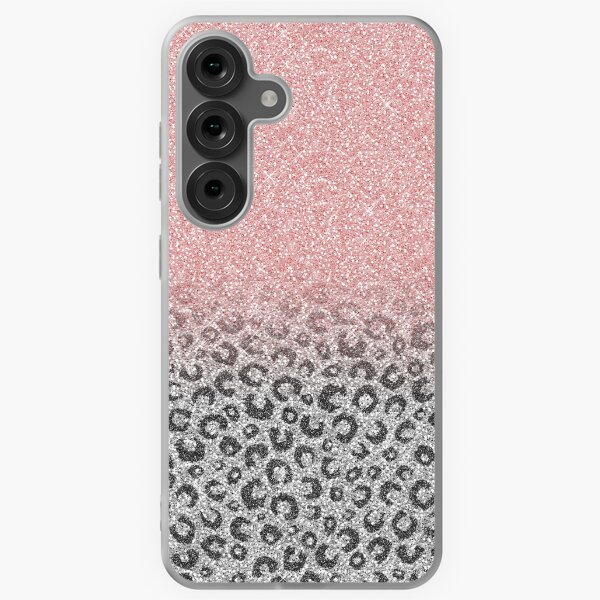 Vista previa del artículo con la obra « bonito estampado de leopardo dorado y plateado con estampado de leopardo negro y negro», diseñado y vendido por NdesignTrend.