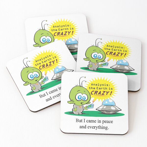 Item preview, But I came in peace... designed and sold by funshinebyjeff.