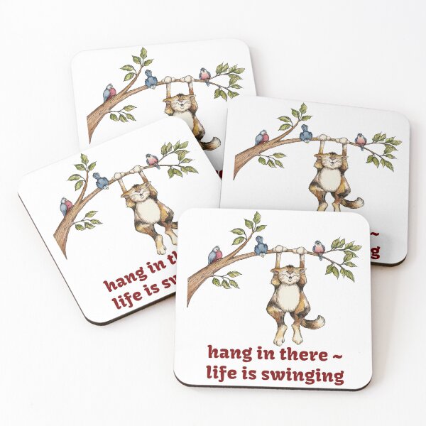 Item preview, Hang In There - Life Is Swinging designed and sold by Designs By Creation.