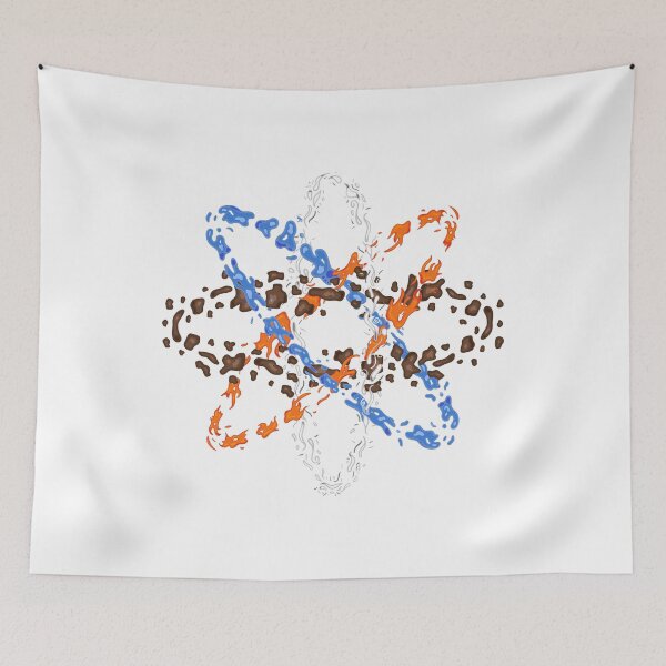 Item preview, Los cuatro elementos designed and sold by Catie8D.