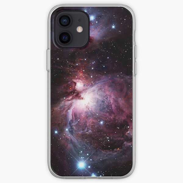 The Orion Nebula Combining Infrared (ESO) and Visible Light (VISTA) Images. iPhone Soft Case