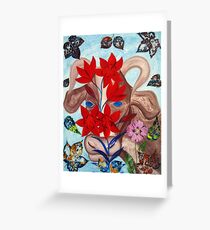 Variation of the Bull Year Greeting Card