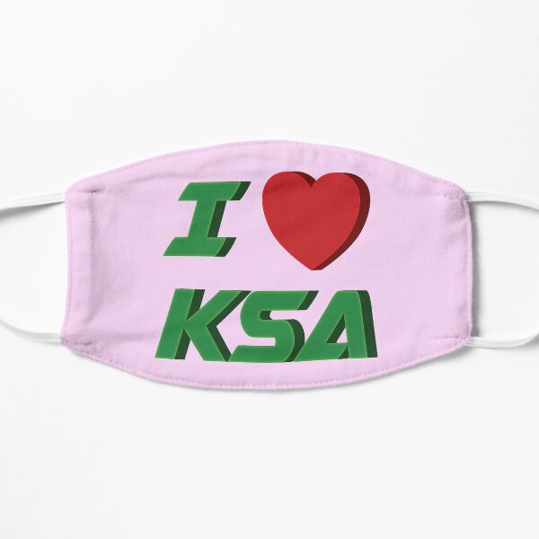 Download I Love Ksa Yellow Background Mask By Saudisafeer Redbubble PSD Mockup Templates