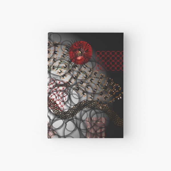 Abstract composition #5 Hardcover Journal