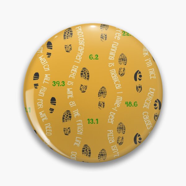 Item preview, Positive Running Vibes on yellow designed and sold by Anastasia Rae Creative.