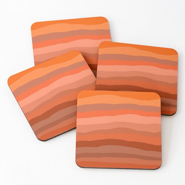 Item preview, Simple Orange Stripes designed and sold by sahara85.