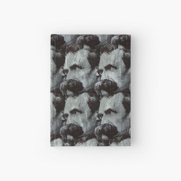 Nietzsche pattern Hardcover Journal