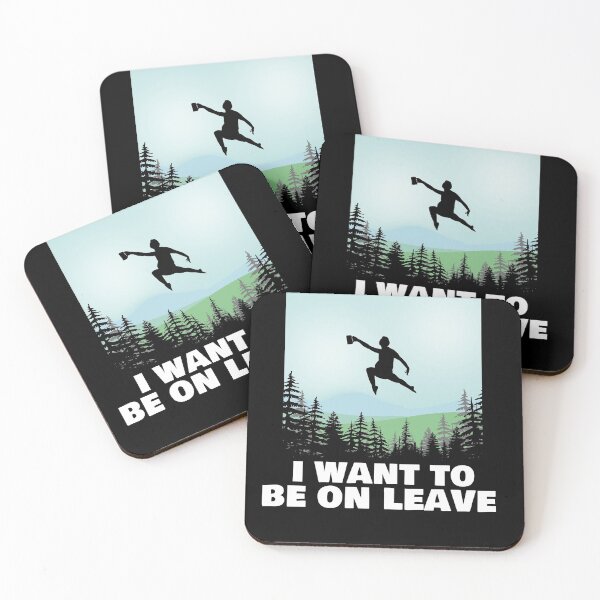 Item preview, I Want To Be On Leave designed and sold by Nerd Shizzle.