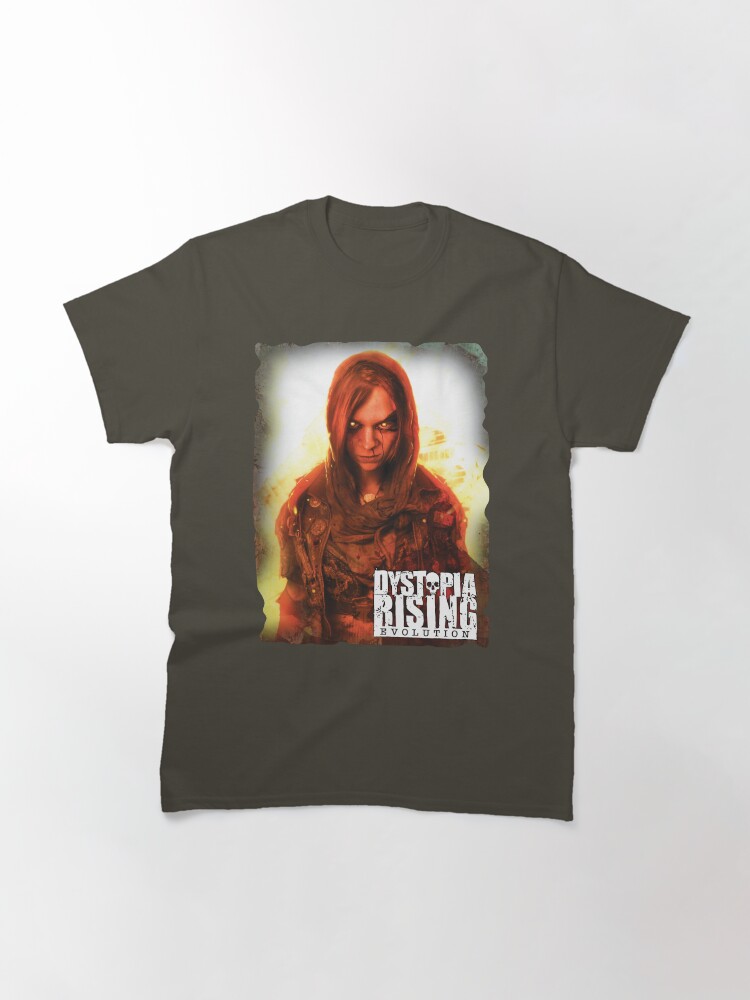Alternate view of Dystopia Rising Art: Brain Bleed Classic T-Shirt