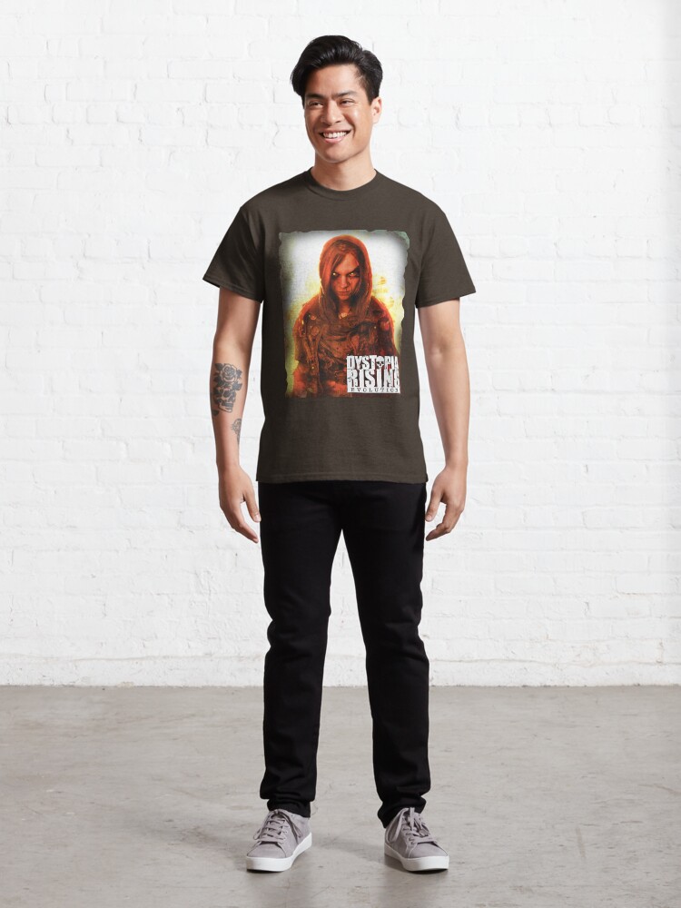 Alternate view of Dystopia Rising Art: Brain Bleed Classic T-Shirt