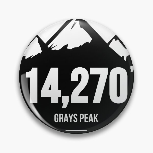 Item preview, Grays Peak - Black & White designed and sold by High Peaks Collective.