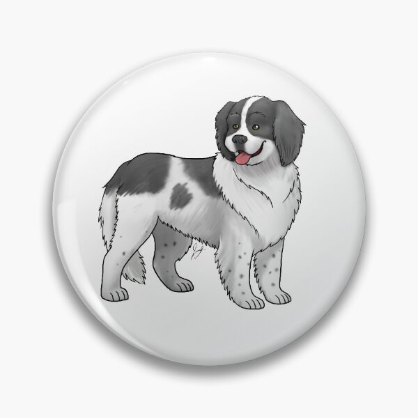 Item preview, Dog - Landseer Newfoundland - Black and White designed and sold by Jennifer Stolzer.