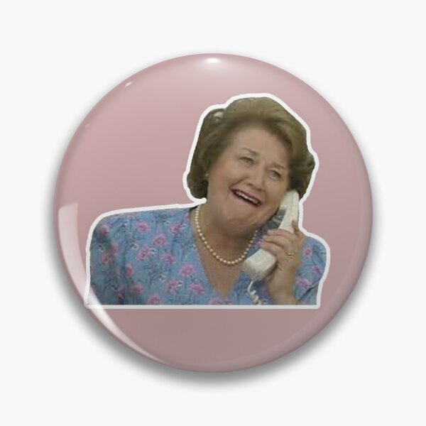 Item preview, Hyacinth Bucket on the Phone designed and sold by MakeASceneFilm.