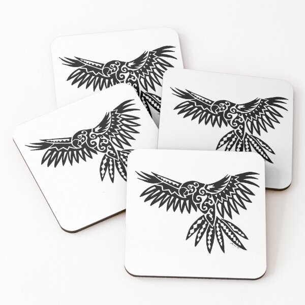 Item preview, Glaucous Macaw Tribal Design  designed and sold by KitayamaDesigns.