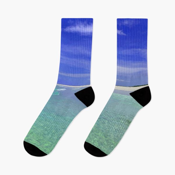 Item preview, Tropical Turquoise Clear Water Carribean Beach with Blue Sky designed and sold by MarzStudio.