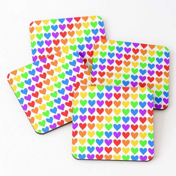 Item preview, Rainbow hearts designed and sold by rainbow-fool.
