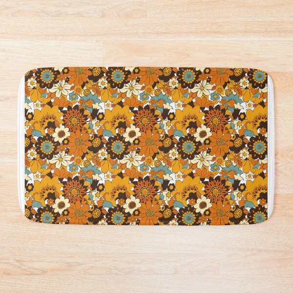 Item preview, 70s 60s retro Flower Power, Floral Pattern designed and sold by Ink Tally.