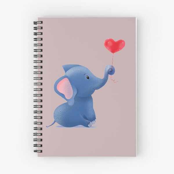 Artikelvorschau, Elefant mit einem Ballon entworfen und verkauft von AliceWynne.