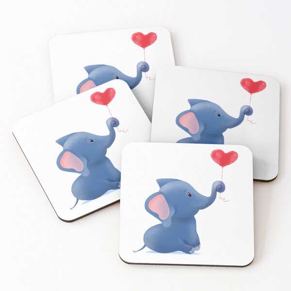 Item preview, Elephant with a ballon  designed and sold by AliceWynne.
